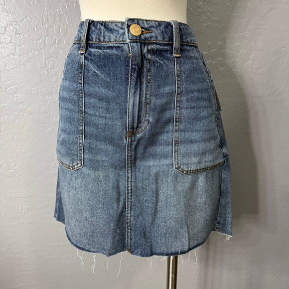 KUT Bristol Skirt- Medium Wash, 2 - Picture 1 of 7